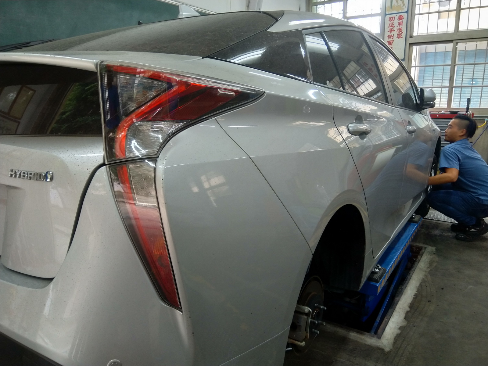 20181012 教師提供油電車PRIUS 實習實作