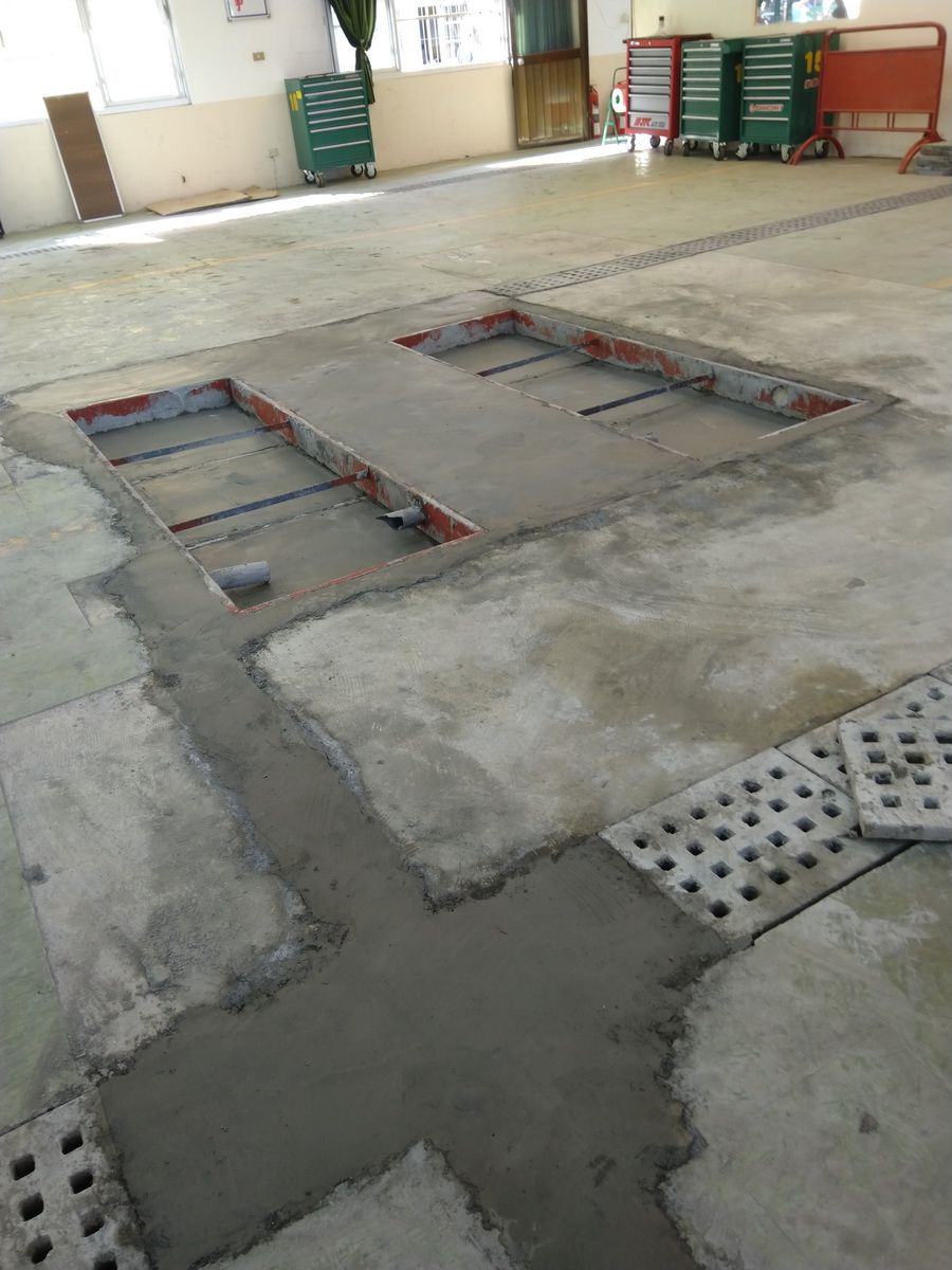 20181227 汽車科第5工廠~3500kg 千斤頂建置