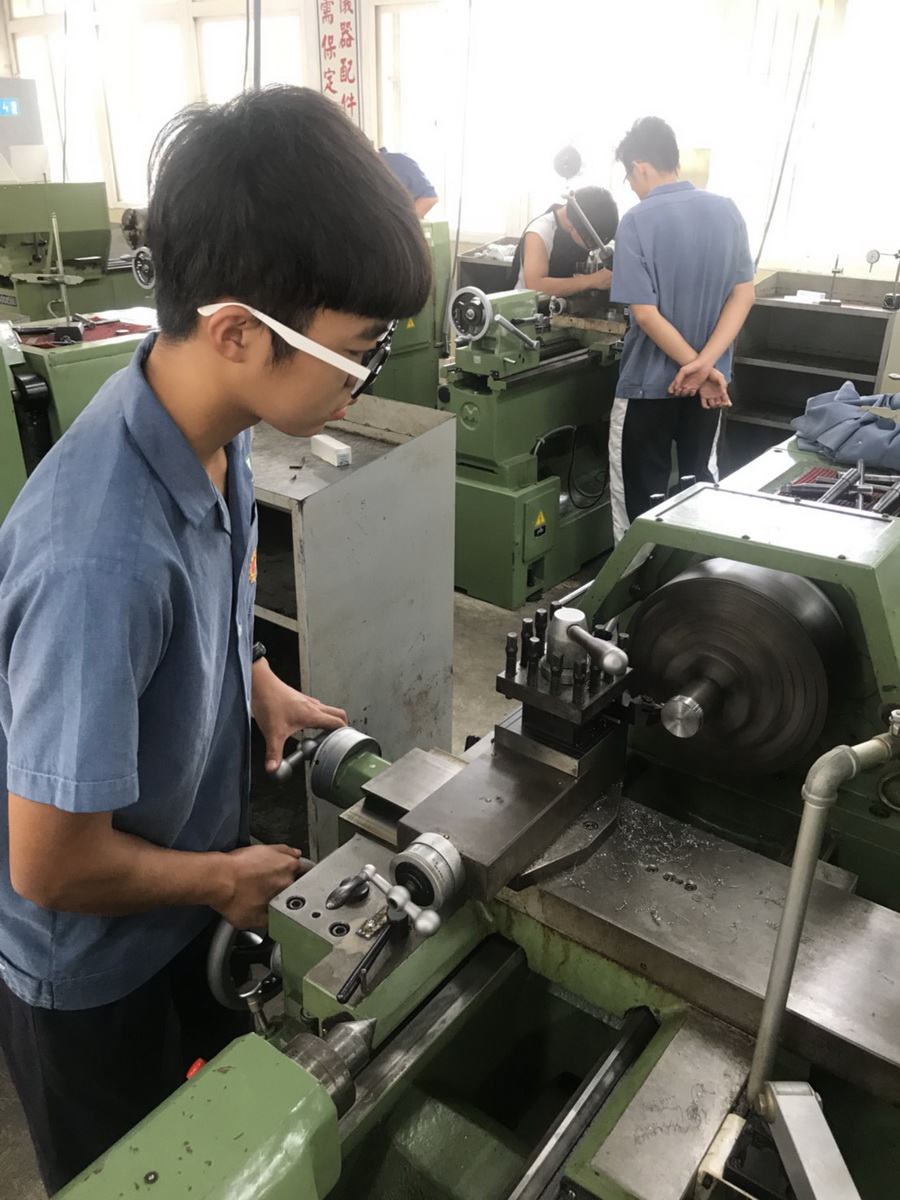 20190501 汽車科~跨群科協同教學-車床實習
