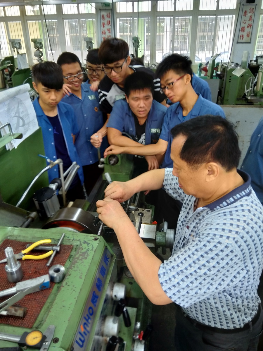 20190501 汽車科~跨群科協同教學-車床實習