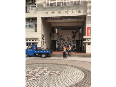 因應武漢肺炎開學前校園環境消毒作業