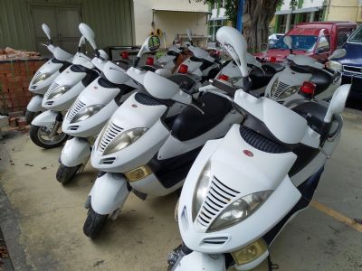 20200706 台南市警察局贈車6輛-摩托車10台